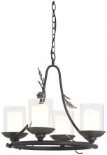 Minka 2754-694 - Ponderosa Ridge - 4 Light Chandelier