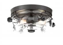 Minka 2759-694 - Ponderosa Ridge - 3 Light Flush Mount