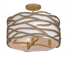 Minka 3715-788 - Branch Reality - 4 Lights Semi Flush