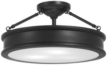 Minka 4177-66A - Harbour Point - 3 Light Large Semi Flush