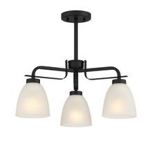 Minka 4883-66A - Kaitlen - 3 Light Semi Flush / Chandelier