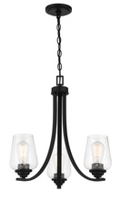Minka 4923-66A - Shyloh - 3 Light Chandelier Fixture