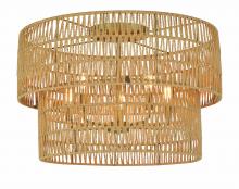 Minka 5042-695 - Bungalow Heaven - 26" 5 Light Flush Mount