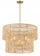 Minka 5045-695 - Bungalow Heaven - 5 Light Pendant
