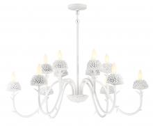 Minka 5908-655 - North Fork - 12 Light Two Tier Chandelier