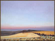 Art by PARK 52CF0055 - Moon Over Wallowa County
