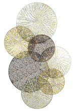 Art by PARK HFW42468 - Metal Disk Wall Sculpture