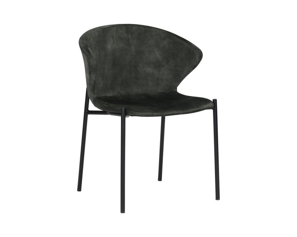 ERIC DINING CHAIR - NONO DARK GREEN