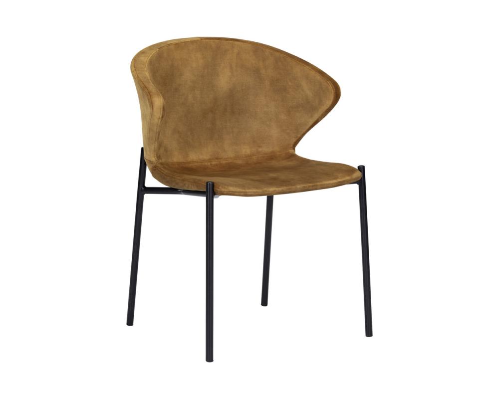 ERIC DINING CHAIR - NONO TAPENADE GOLD