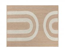 Sunpan 109330 - Derby Hand-Woven Rug - Sand / Cream - 8' X 10'