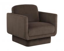 Sunpan 109725 - EVERTON LOUNGE CHAIR - MEG DARK BROWN