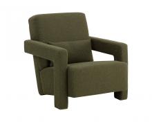 Sunpan 110380 - FORESTER LOUNGE CHAIR - COPENHAGEN OLIVE