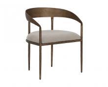 Sunpan 110998 - Zanatta Dining Armchair - Zenith Taupe Grey