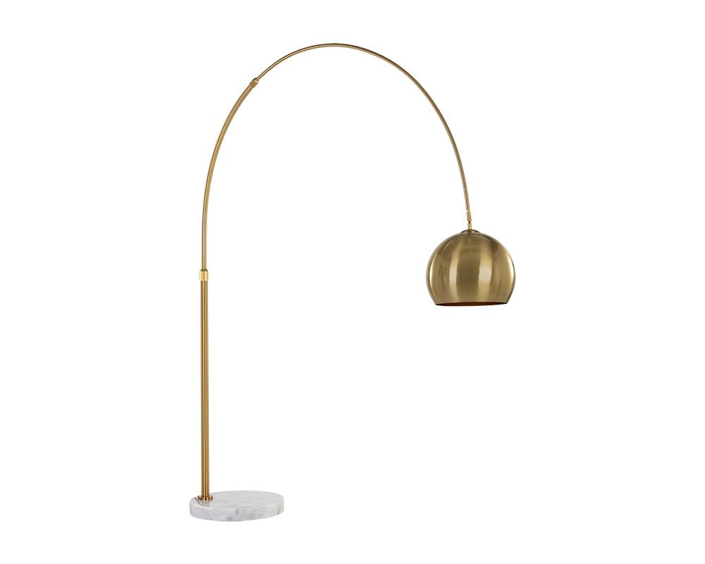 VERN FLOOR LAMP - BRASS