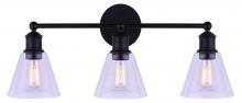 True Light Co. IVL628A03BLK - Laurel Vanity