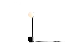 Mobital ALT-PLUT-MBLA- - PLUTO    Table Lamp White Glass Black Powder Coated Frame