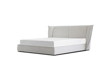 Mobital BED-AVIA-ALMO-QUEEN - AVIATOR     Upholstered Bed Queen Almond Fabric