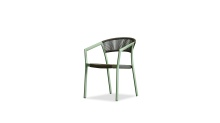 Mobital DAR-SORI-OLIV- - SORIA      Dining Armchair Olive Green Poly Rope  , Indoor-Outdoor