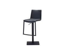 Mobital DBS-RAVE-BLAC- - RAVEN    Hydraulic  Bar Stool Black Leatherette Black Powder Coated Steel Base