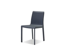 Mobital DCH-FLEU-GREY- - FLEUR      Dining Chair Grey Leather