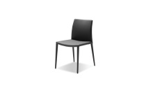 Mobital DCH-ZENO-GREY- - ZENO      Dining Chair Grey Leatherette Leatherette  Upholstered Steel Legs