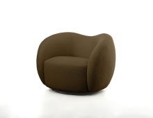Mobital LCH-DUNE-ARMY-TEDD - DUNE    Swivel  Lounge Chair Army Teddy  Fabric