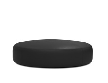 Mobital OST-DISC-BLAC-ROU48 - DISC      Ottoman Black Leatherette 48" Round