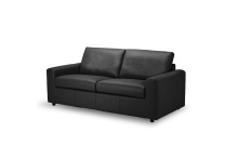 Mobital SBE-REST-BLAC-LEATH - REST      Sofa Bed  Black Leather Memory Foam Matress