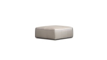 Mobital SEC-BOON-TAUP-OTTOM - BOONE      Ottoman Studio Taupe Full Natural Grain Semi Aniline Leather