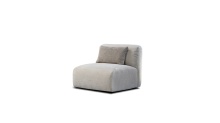Mobital SEC-MAAR-DETA-ARMLE - MAARTEN      Armless Desert Taupe Tweed Fabric