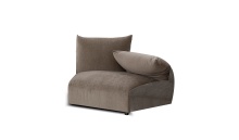 Mobital SEC-TOBA-WATA-CORN2 - TOBAGO       2 Back Corner Warm Taupe Fabric