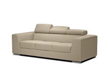 Mobital SOF-ICON-WHEA-PREMI - ICON      Sofa Wheat  Premium Leather Adjustable Headreat / Polished Steel Legs
