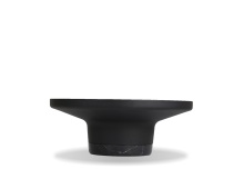Mobital WCO-SPAC-MBLA-MARBL - SPACER      Coffee Table Matte Black Aluminum Black Marble Base