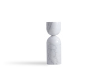 Mobital WEN-APOT-WHIT-TALL9 - APOTHECARY    Tall  End Table White Marble