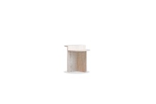Mobital WEN-ELIO-TRAV- - ELIO      End Table Travertine Marble
