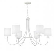 Savoy House M100117BQW - 6-Light Chandelier in Bisque White