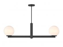 Savoy House M100124MBK - 2-Light Linear Chandelier in Matte Black