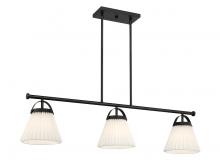 Savoy House M100125MBK - 3-Light Linear Chandelier in Matte Black
