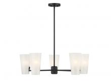 Savoy House M100130MBK - 5-Light Chandelier in Matte Black