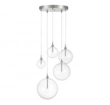 Savoy House M10099BN - 5-Light Pendant in Brushed Nickel