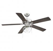 Savoy House M2009BN - 52" 1-Light Ceiling Fan in Brushed Nickel