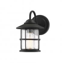 Savoy House M50014BK - 1-Light Outdoor Wall Lantern in Matte Black