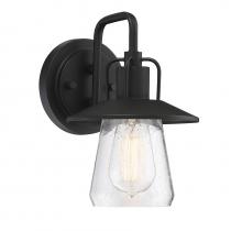 Savoy House M50022BK - 1-Light Outdoor Wall Lantern in Matte Black