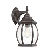 Savoy House M50053RB - 1-Light Outdoor Wall Lantern in Rustic Bronze