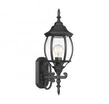 Savoy House M50054BK - 1-Light Outdoor Wall Lantern in Black