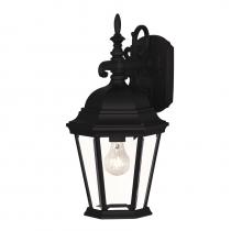 Savoy House M50055BK - 1-Light Outdoor Wall Lantern in Black