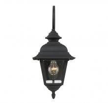 Savoy House M50064BK - 1-Light Outdoor Wall Lantern in Textured Black