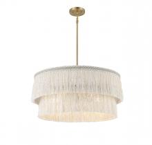 Savoy House M7037NFR - 5-Light Pendant in Natural Brass
