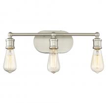 Savoy House M80012BN - 3-Light Bathroom Vanity Light in Brushed Nickel