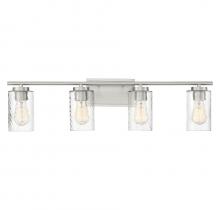 Savoy House M80039BN - 4-Light Bathroom Vanity Light in Brushed Nickel